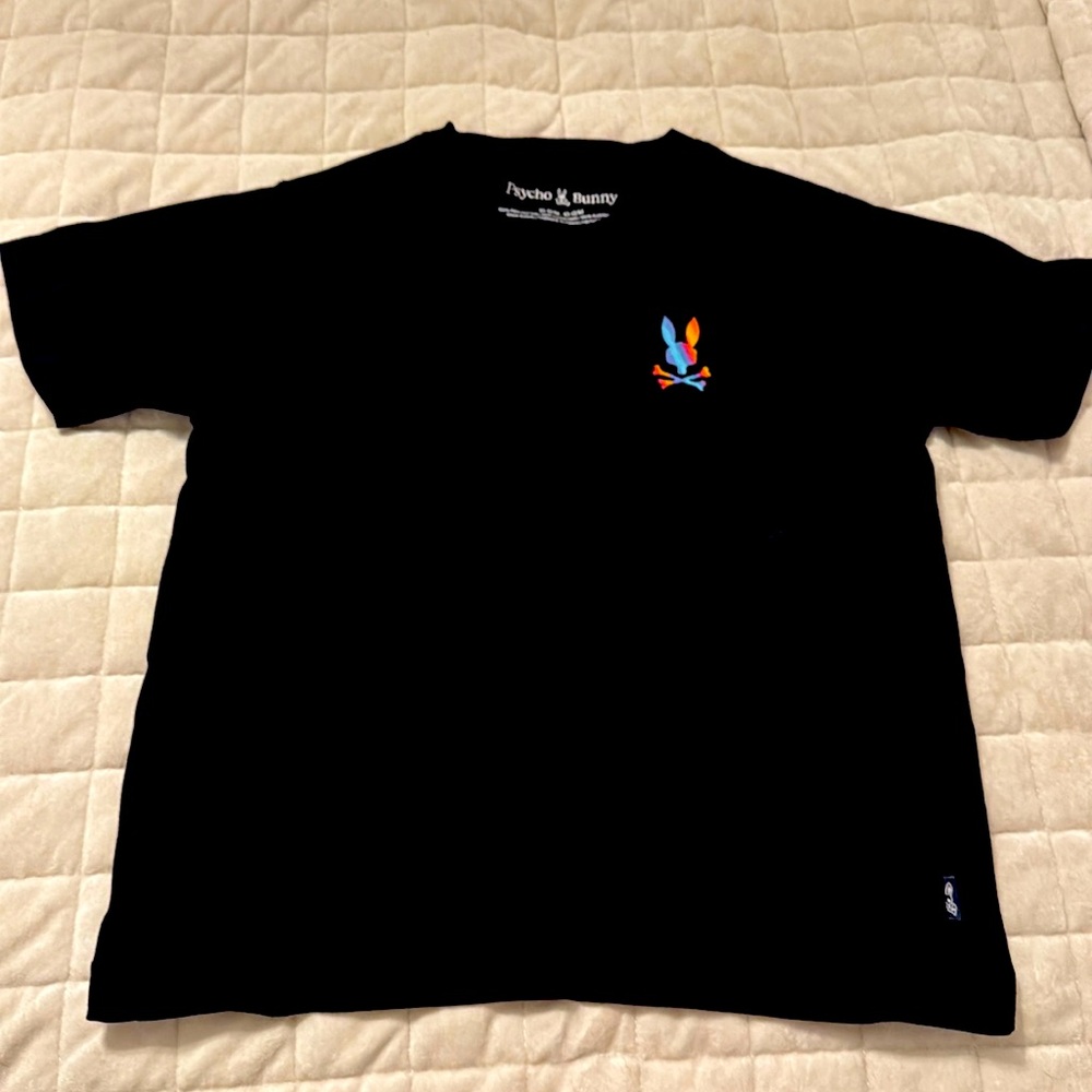 Youth Psycho Bunny short sleeve tee - Black